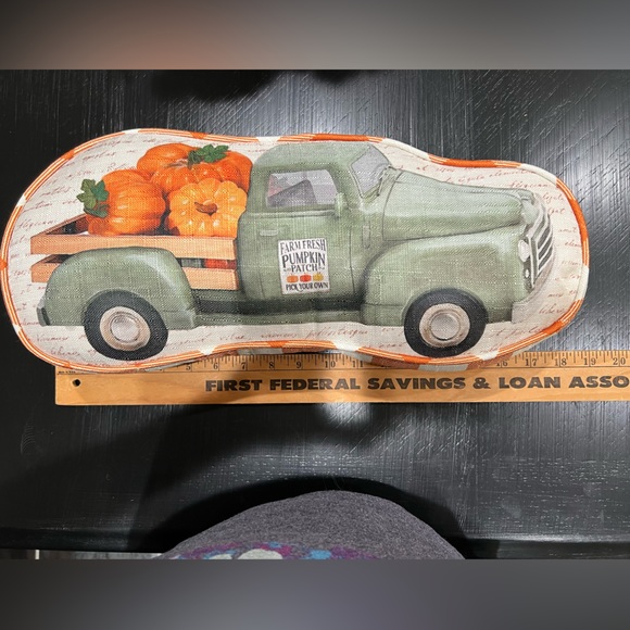 PRICE DROP - NWT FALL HARVEST DECORATIVE PILLOW - Picture 12 of 14